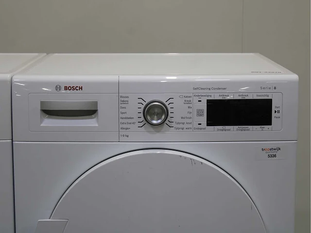 Bosch serie|8 i-dos wasmachine & bosch serie|8 selfcleaning condenser wasdroger - afbeelding 6 van  8