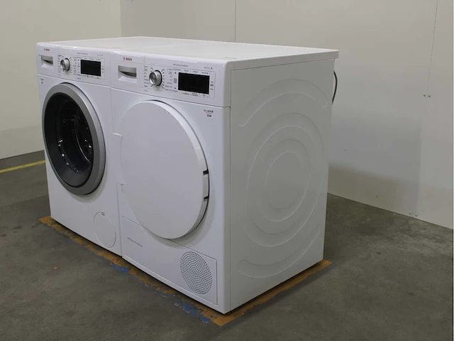 Bosch serie|8 i-dos wasmachine & bosch serie|8 selfcleaning condenser wasdroger - afbeelding 7 van  8