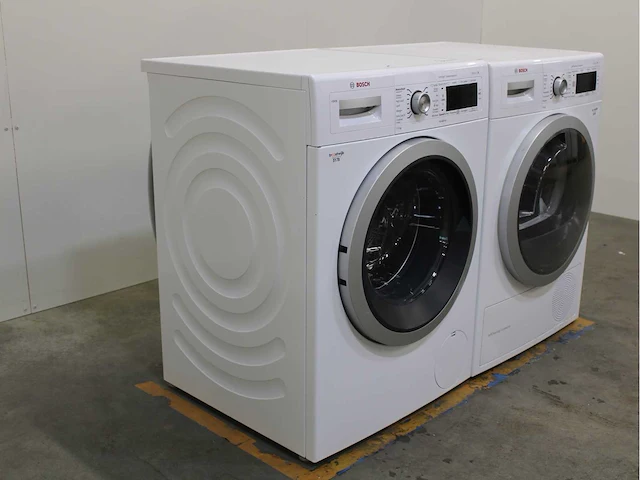 Bosch serie|8 i-dos wasmachine & bosch serie|8 selfcleaning condenser wasdroger - afbeelding 4 van  8