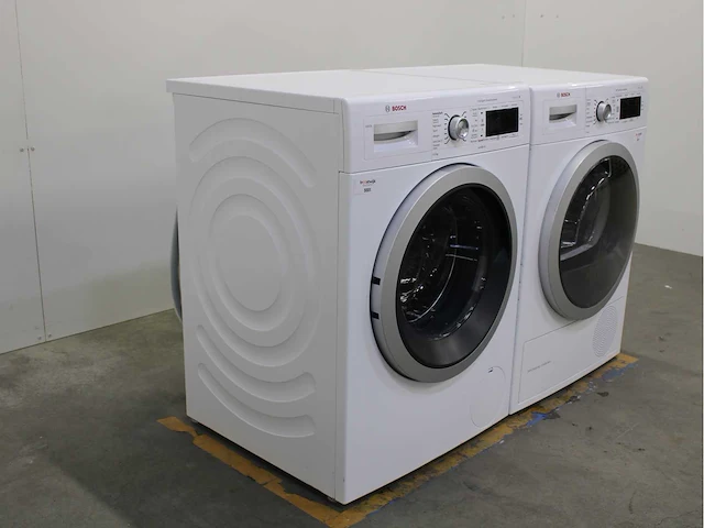 Bosch serie|8 i-dos wasmachine & bosch serie|8 selfcleaning condenser wasdroger - afbeelding 4 van  8