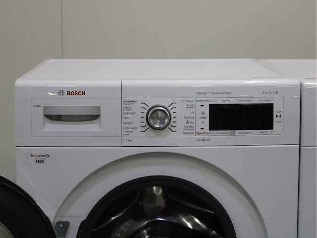 Bosch serie|8 i-dos wasmachine & bosch serie|8 selfcleaning condenser wasdroger - afbeelding 3 van  8