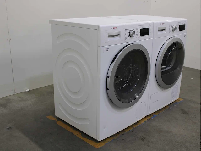 Bosch serie|8 i-dos wasmachine & bosch serie|8 selfcleaning condenser wasdroger - afbeelding 4 van  8