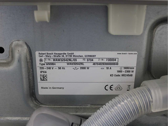 Bosch serie|8 i-dos wasmachine & bosch serie|8 selfcleaning condenser wasdroger - afbeelding 5 van  8
