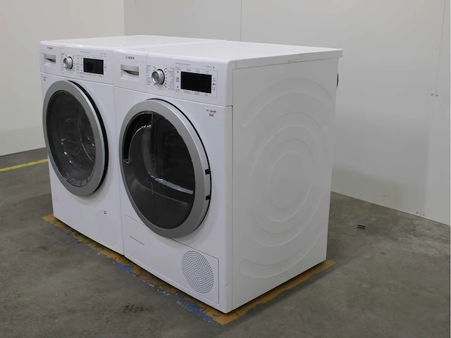 Bosch serie|8 i-dos wasmachine & bosch serie|8 selfcleaning condenser wasdroger - afbeelding 7 van  8