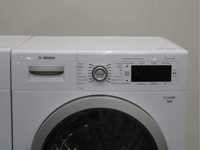 Bosch serie|8 i-dos wasmachine & bosch serie|8 selfcleaning condenser wasdroger - afbeelding 6 van  8