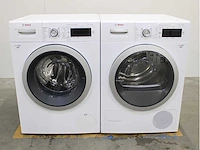 Bosch serie|8 i-dos wasmachine & bosch serie|8 selfcleaning condenser wasdroger - afbeelding 1 van  8