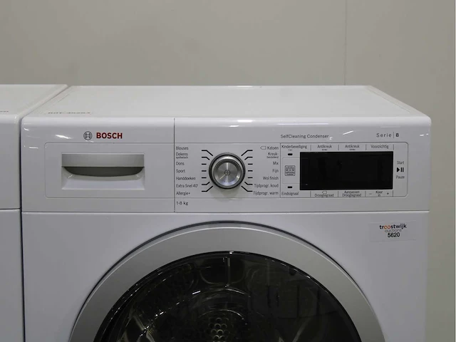 Bosch serie|8 i-dos wasmachine & bosch serie|8 selfcleaning condenser wasdroger - afbeelding 6 van  8