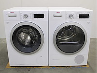 Bosch serie|8 i-dos wasmachine & bosch serie|8 selfcleaning condenser wasdroger - afbeelding 1 van  8