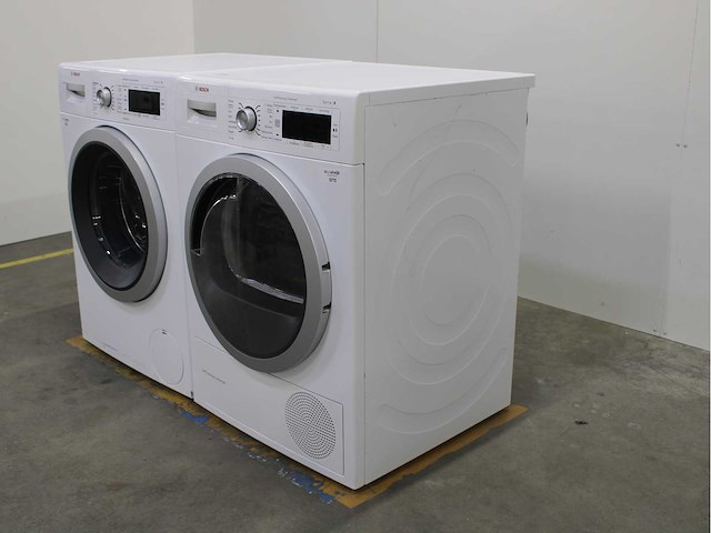 Bosch serie|8 i-dos wasmachine & bosch serie|8 selfcleaning condenser wasdroger - afbeelding 7 van  8