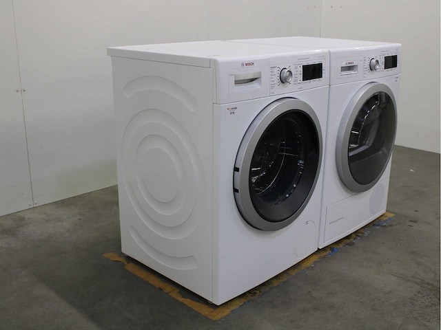 Bosch serie|8 i-dos wasmachine & bosch serie|8 selfcleaning condenser wasdroger - afbeelding 4 van  8