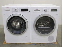 Bosch serie|8 i-dos wifi wasmachine & bosch homeprofessional selfcleaning condenser wasdroger
