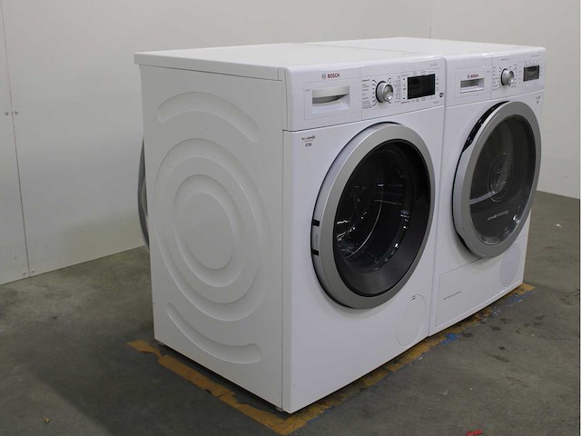 Bosch serie|8 i-dos wifi wasmachine & bosch homeprofessional selfcleaning condenser wasdroger - afbeelding 4 van  8