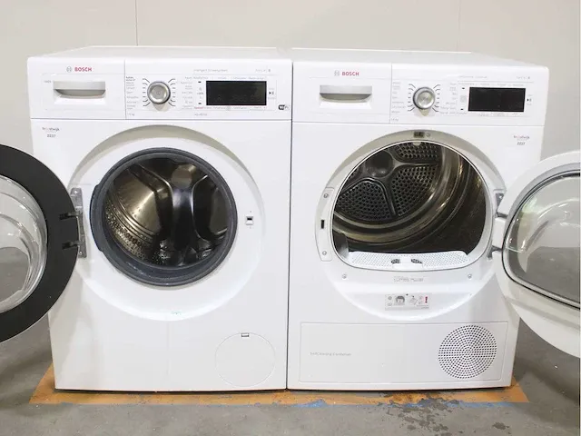 Bosch serie|8 i-dos wifi wasmachine & bosch serie|8 selfcleaning condenser droger - afbeelding 2 van  8