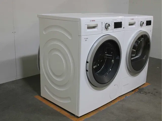 Bosch serie|8 i-dos wifi wasmachine & bosch serie|8 selfcleaning condenser droger - afbeelding 4 van  8