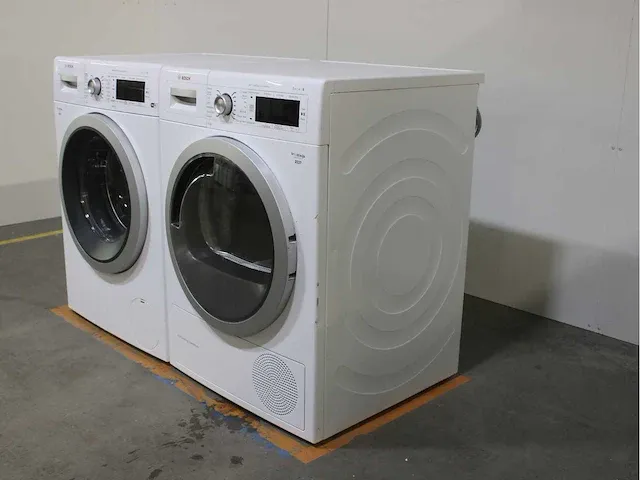 Bosch serie|8 i-dos wifi wasmachine & bosch serie|8 selfcleaning condenser droger - afbeelding 7 van  8