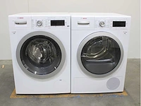 Bosch serie|8 i-dos wifi wasmachine & bosch serie|8 selfcleaning condenser wasdroger - afbeelding 1 van  8