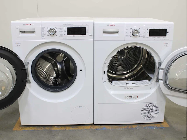 Bosch serie|8 i-dos wifi wasmachine & bosch serie|8 selfcleaning condenser wasdroger - afbeelding 2 van  8