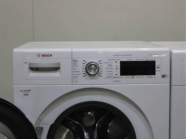 Bosch serie|8 i-dos wifi wasmachine & bosch serie|8 selfcleaning condenser wasdroger - afbeelding 3 van  8