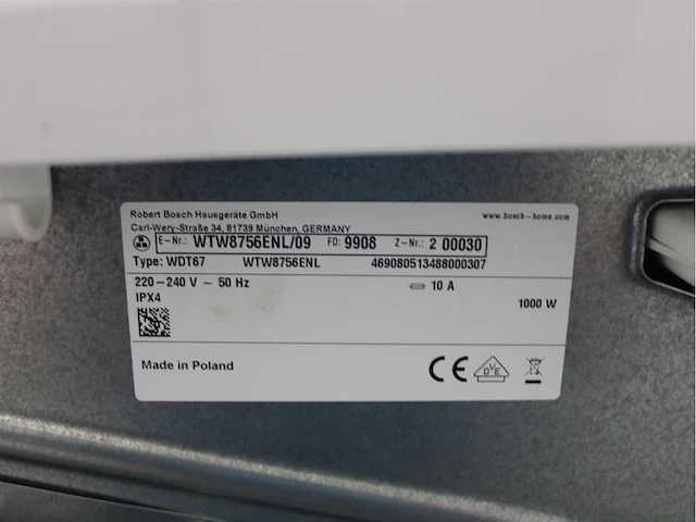 Bosch serie|8 i-dos wifi wasmachine & bosch serie|8 selfcleaning condenser wasdroger - afbeelding 8 van  8
