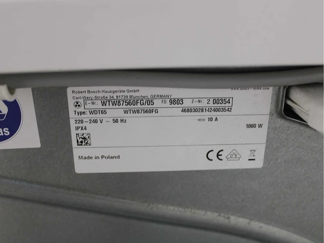 Bosch serie|8 i-dos wifi wasmachine & bosch serie|8 selfcleaning condenser wasdroger - afbeelding 8 van  8