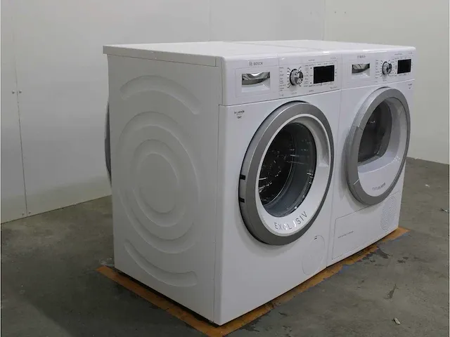 Bosch serie|8 varioperfect exclusiv wasmachine & bosch serie|8 selfcleaning condenser exclusiv droger - afbeelding 4 van  8