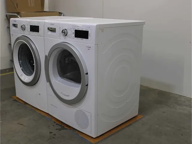Bosch serie|8 varioperfect exclusiv wasmachine & bosch serie|8 selfcleaning condenser exclusiv droger - afbeelding 7 van  8