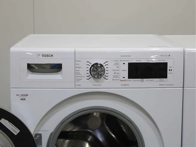 Bosch serie|8 varioperfect exclusiv wasmachine & bosch serie|8 selfcleaning condenser exclusiv wasdroger - afbeelding 3 van  8