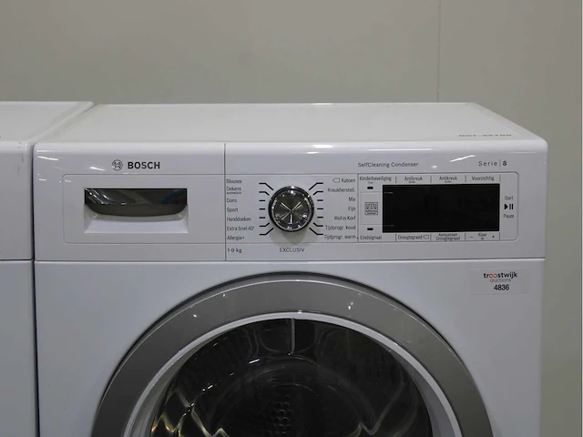 Bosch serie|8 varioperfect exclusiv wasmachine & bosch serie|8 selfcleaning condenser exclusiv wasdroger - afbeelding 6 van  8