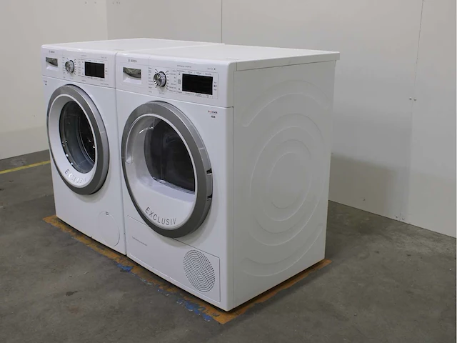 Bosch serie|8 varioperfect exclusiv wasmachine & bosch serie|8 selfcleaning condenser exclusiv wasdroger - afbeelding 7 van  8