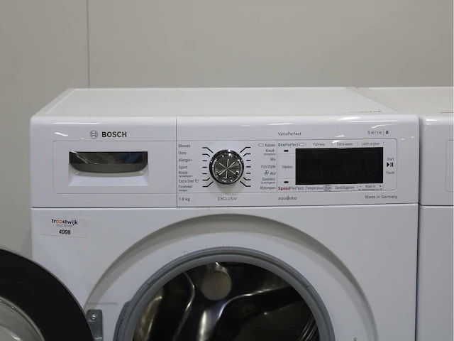 Bosch serie|8 varioperfect exclusiv wasmachine & bosch serie|8 selfcleaning condenser exclusiv wasdroger - afbeelding 3 van  8