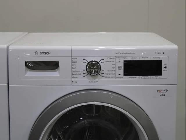 Bosch serie|8 varioperfect exclusiv wasmachine & bosch serie|8 selfcleaning condenser exclusiv wasdroger - afbeelding 6 van  8