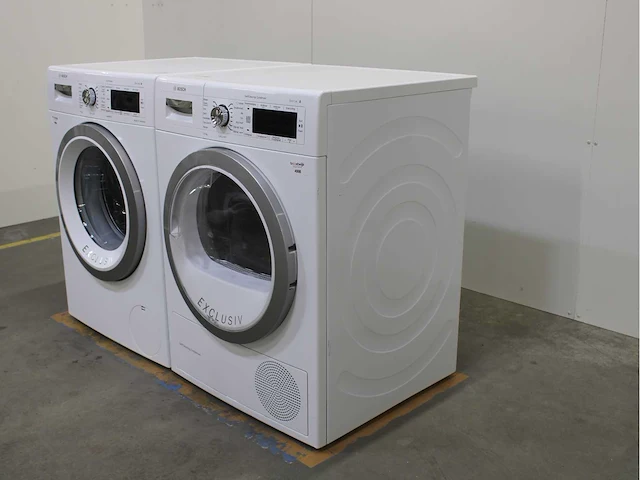 Bosch serie|8 varioperfect exclusiv wasmachine & bosch serie|8 selfcleaning condenser exclusiv wasdroger - afbeelding 7 van  8