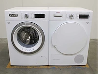 Bosch serie|8 varioperfect exclusiv wasmachine & bosch serie|8 selfcleaning condenser wasdroger - afbeelding 1 van  8
