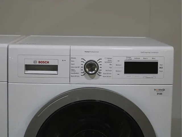 Bosch serie|8 varioperfect wasmachine & bosch homeprofessional selfcleaning condenser a++ droger - afbeelding 6 van  8