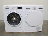 Bosch serie|8 varioperfect wasmachine & bosch homeprofessional selfcleaning condenser wasdroger - afbeelding 1 van  8