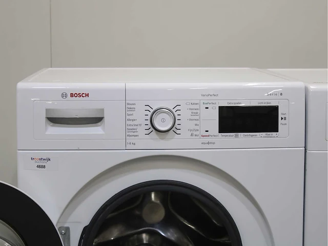 Bosch serie|8 varioperfect wasmachine & bosch homeprofessional selfcleaning condenser wasdroger - afbeelding 3 van  8