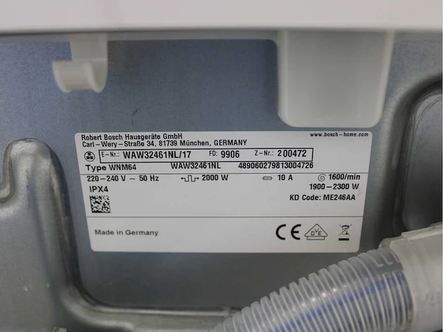 Bosch serie|8 varioperfect wasmachine & bosch homeprofessional selfcleaning condenser wasdroger - afbeelding 5 van  8