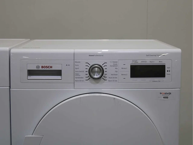 Bosch serie|8 varioperfect wasmachine & bosch homeprofessional selfcleaning condenser wasdroger - afbeelding 6 van  8