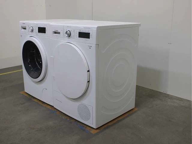 Bosch serie|8 varioperfect wasmachine & bosch homeprofessional selfcleaning condenser wasdroger - afbeelding 7 van  8