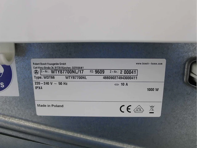 Bosch serie|8 varioperfect wasmachine & bosch homeprofessional selfcleaning condenser wasdroger - afbeelding 8 van  8