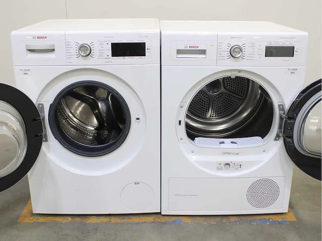 Bosch serie|8 varioperfect wasmachine & bosch homeprofessional selfcleaning condenser wasdroger - afbeelding 2 van  7