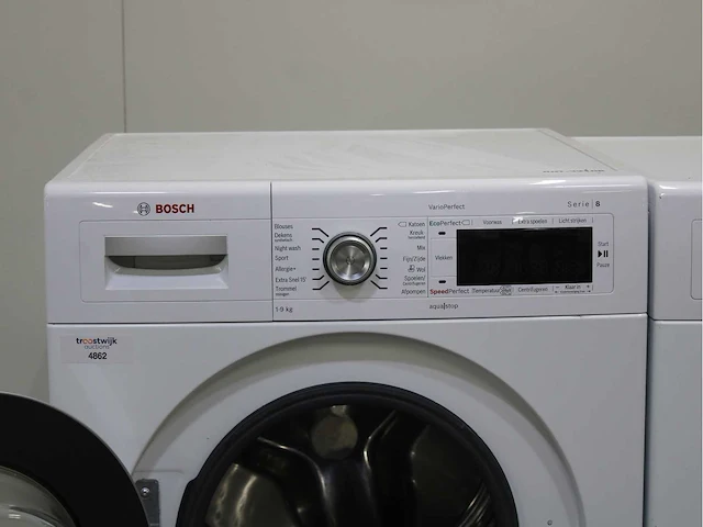 Bosch serie|8 varioperfect wasmachine & bosch homeprofessional selfcleaning condenser wasdroger - afbeelding 3 van  7