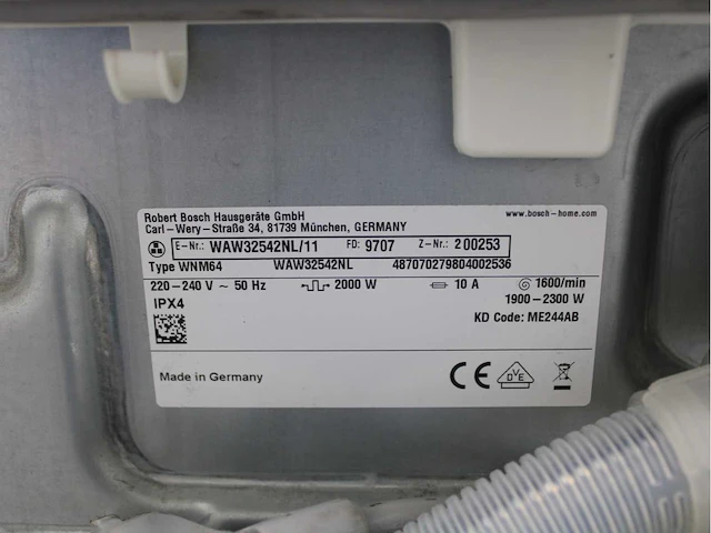 Bosch serie|8 varioperfect wasmachine & bosch homeprofessional selfcleaning condenser wasdroger - afbeelding 4 van  7