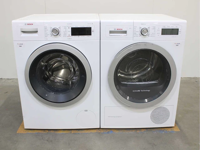 Bosch serie|8 varioperfect wasmachine & bosch homeprofessional selfcleaning condenser wasdroger - afbeelding 2 van  7
