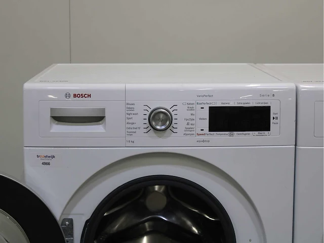 Bosch serie|8 varioperfect wasmachine & bosch homeprofessional selfcleaning condenser wasdroger - afbeelding 3 van  7