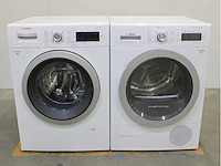Bosch serie|8 varioperfect wasmachine & bosch homeprofessional selfcleaning condenser wasdroger - afbeelding 1 van  8