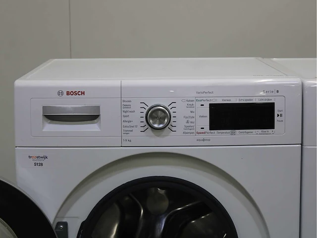 Bosch serie|8 varioperfect wasmachine & bosch homeprofessional selfcleaning condenser wasdroger - afbeelding 3 van  8