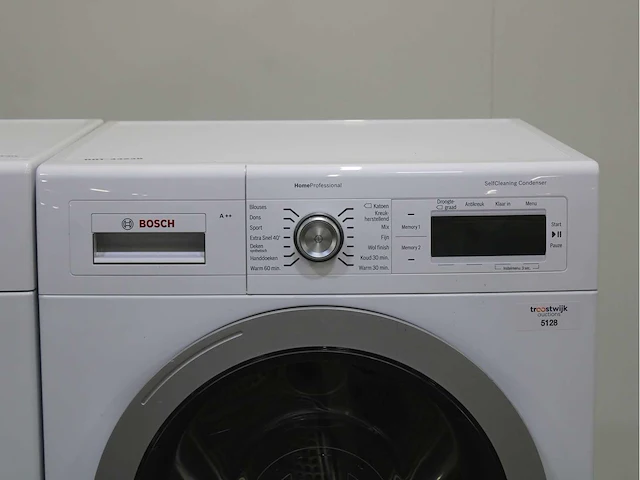 Bosch serie|8 varioperfect wasmachine & bosch homeprofessional selfcleaning condenser wasdroger - afbeelding 6 van  8
