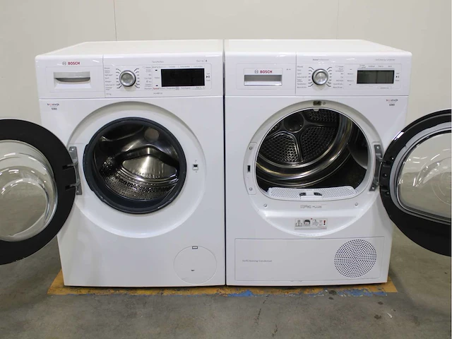 Bosch serie|8 varioperfect wasmachine & bosch homeprofessional selfcleaning condenser wasdroger - afbeelding 2 van  8