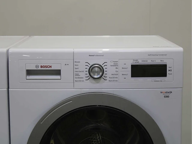 Bosch serie|8 varioperfect wasmachine & bosch homeprofessional selfcleaning condenser wasdroger - afbeelding 6 van  8